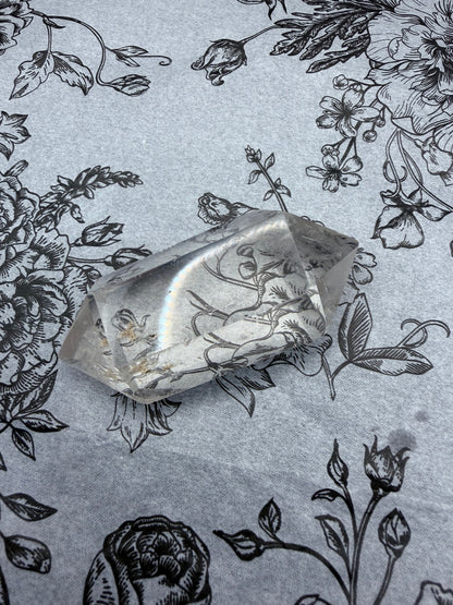 Light Smokey Quartz Double Terminated Point with Inclusions (88g)