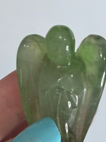 Green Fluorite Angel – 6cm A -