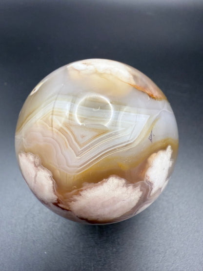 Flower Agate Sphere