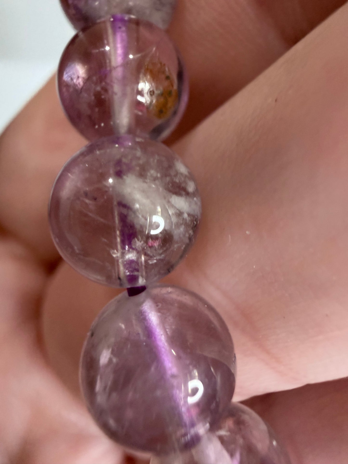 8mm Garden Amethyst (Included Amethyst) Crystal Bracelet

Calming • Intuition • Emotional Balance