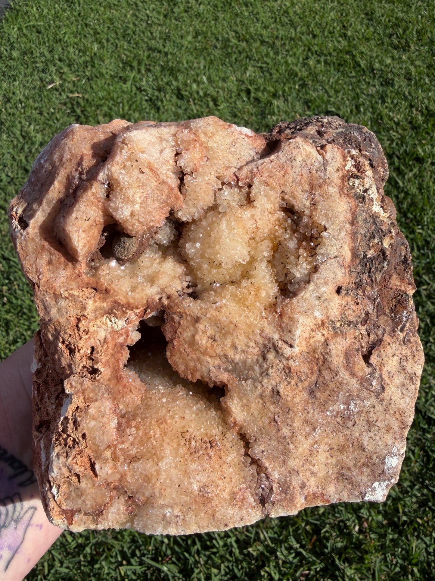 Pink Amethyst Druzy Freeform 1.8kg | Large Crystal Display Piece