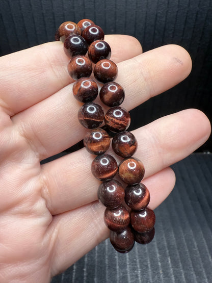 Red Tigers Eye Bracelet 8mm