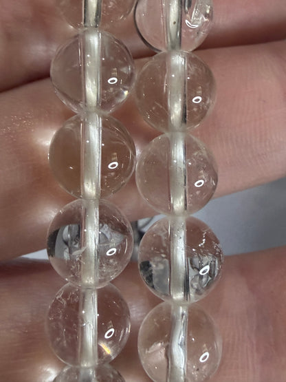 8mm High Quality Clear Quartz Bracelet Natural Quartz | Clarity, Energy Amplification & Balance