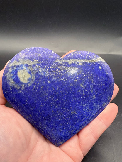 Large Lapis Lazuli Heart with Stand