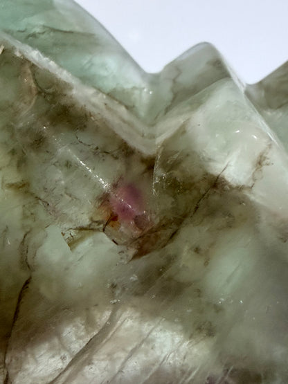 Green Fluorite Butterfly Carving Bowl – 344g
