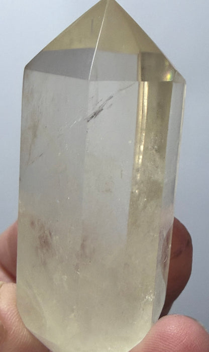 Light Citrine Quartz Double Terminated Point – 7.1cm