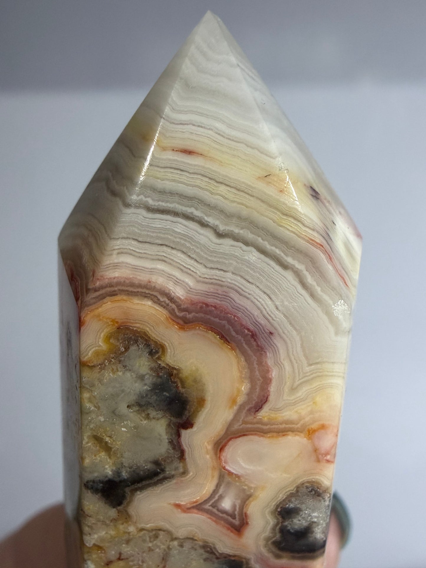 Crazy Lace Agate Tower –  B
