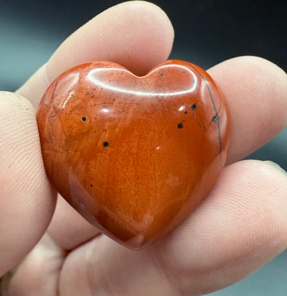 Red Jasper Heart – 3cm (Intuitively Chosen)