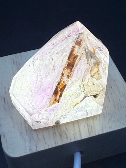 Amethyst Freeform with Hematite Inclusions