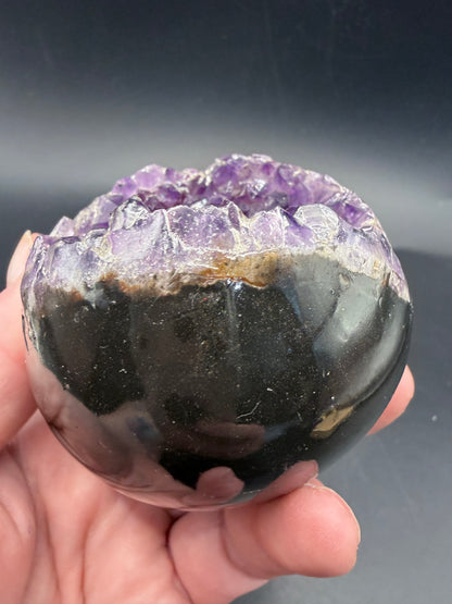 Amethyst Geode Sphere – A Grade D