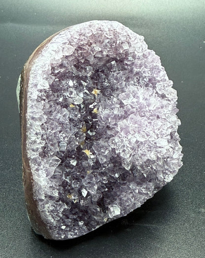 Rainbow Amethyst with Rare Pineapple Cluster – 526g / 9cm