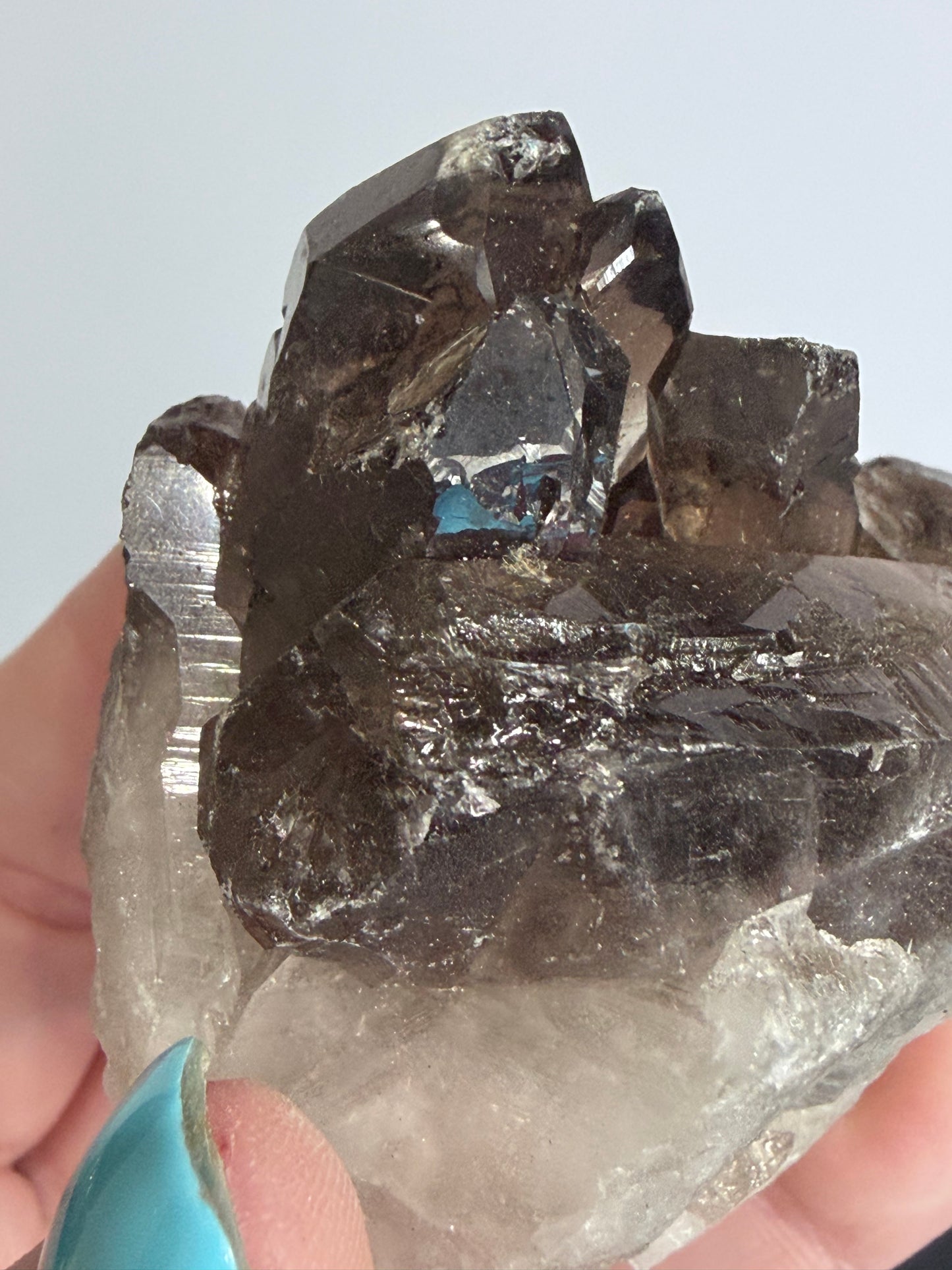 Smoky Quartz Cluster Brazilian– Grounding & Protection 114g |