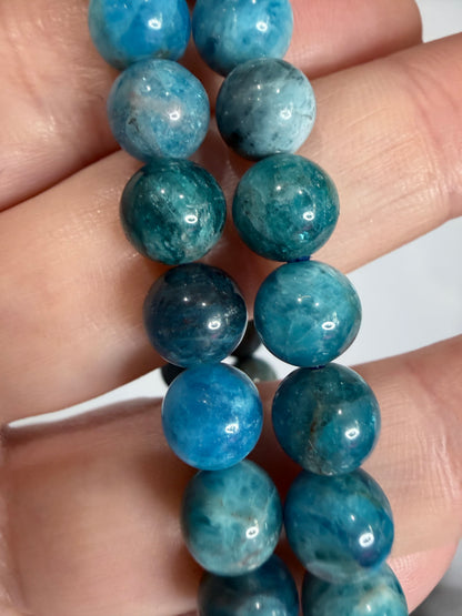 8mm Blue Apatite Bracelet

Motivation • Clarity • Personal Growth