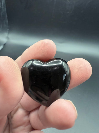 Black Obsidian Heart – 3 cm
