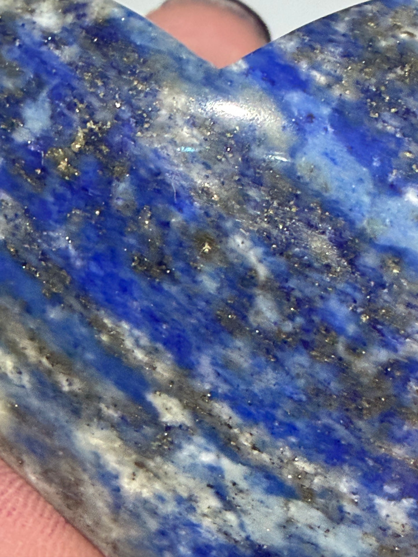 Lapis Lazuli Self-Standing Heart C