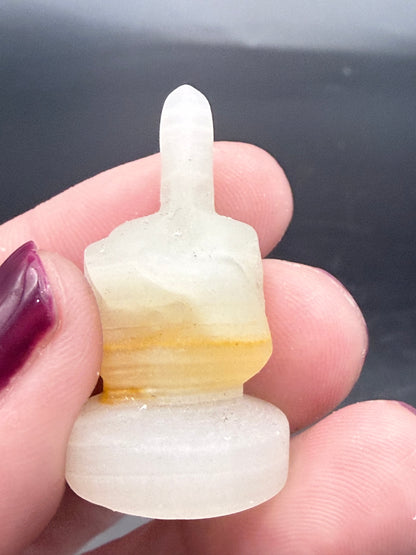 Middle Finger carvings