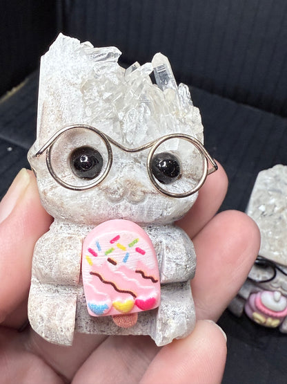 Quartz Cluster Baby – Ice Cream