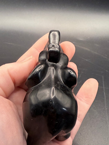 Black Obsidian Elephant