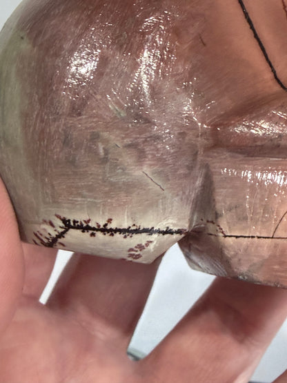 Picture Jasper Skull Carving – 338g