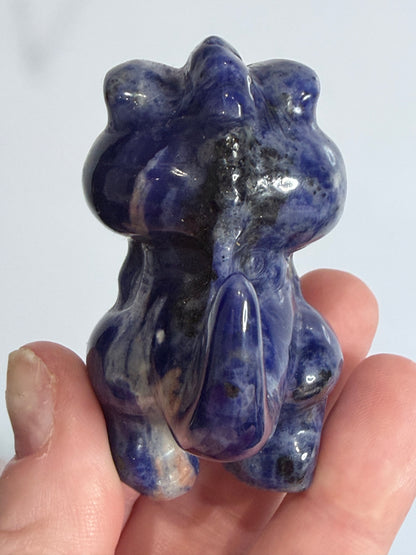 6cm T-Rex Sodalite Crystal Carving