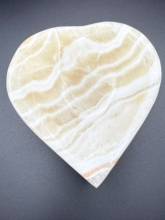 Aragonite Heart Bowl