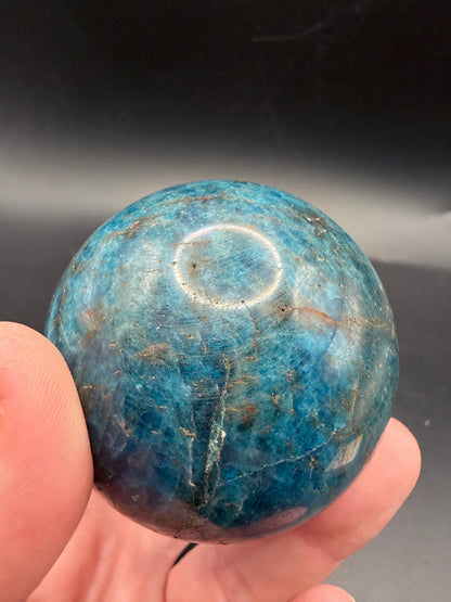 Blue Apatite Sphere