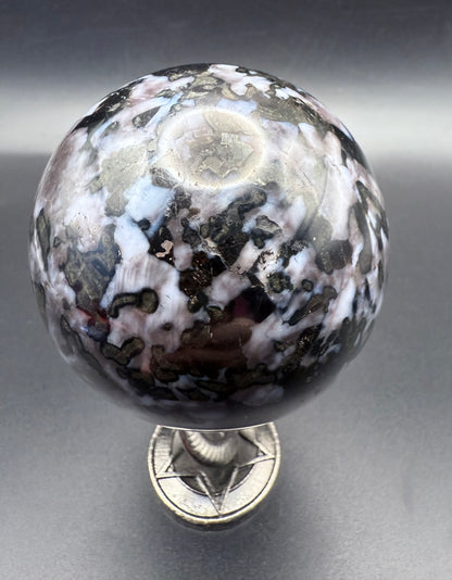 Mystic Merlinite (Indigo Gabbro) Sphere