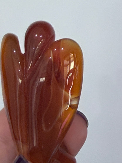 Carnelian Angel – 6cm