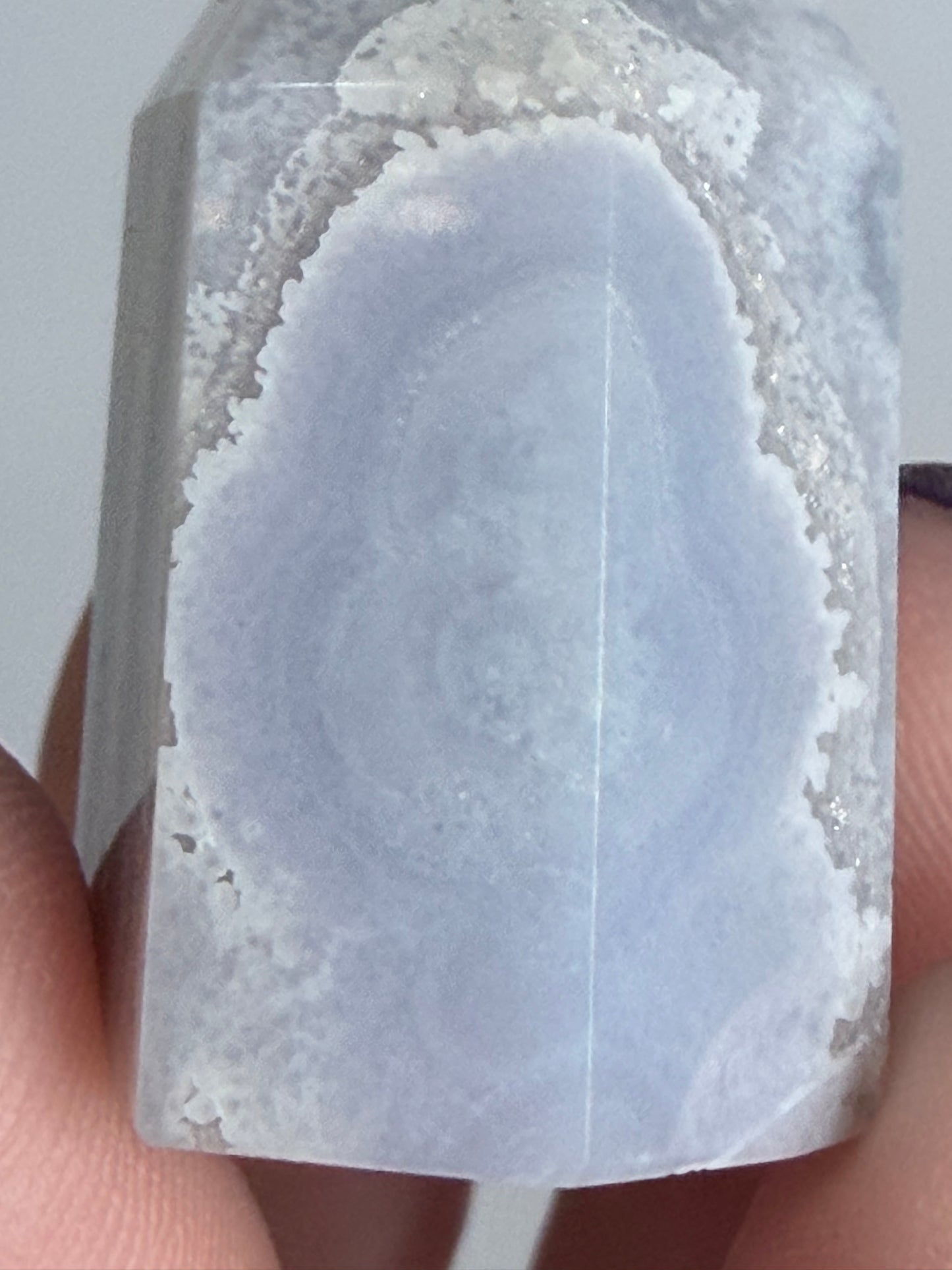 Blue Lace Agate Tower – 3.6cm | 22g