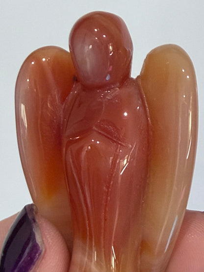 Carnelian  Angel – 6cm