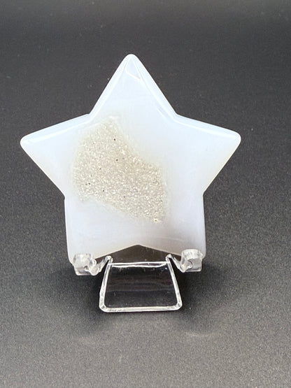 Druzy Agate Star