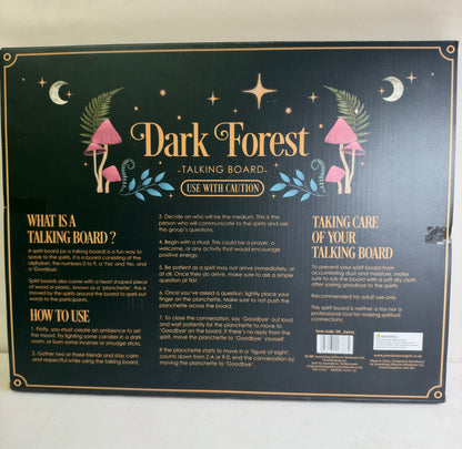 Dark Forest Ouija Style Spirit Talking Board with Planchette – 39cm