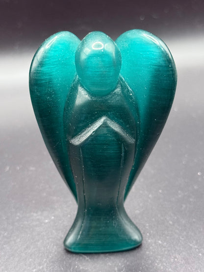 Emerald Green Cats Eye Angel