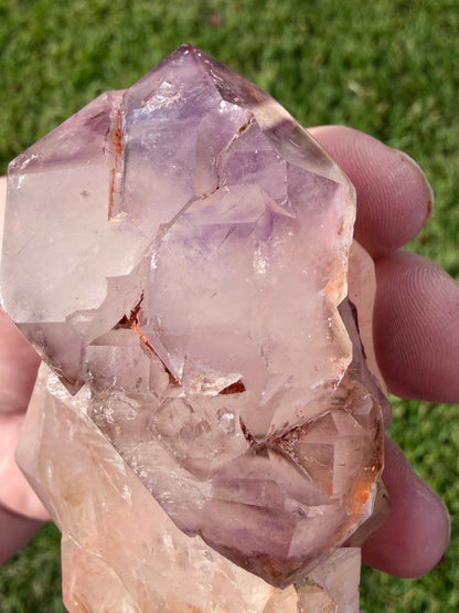 Large Included Amethyst Cluster Point– 215g | 8.5cm