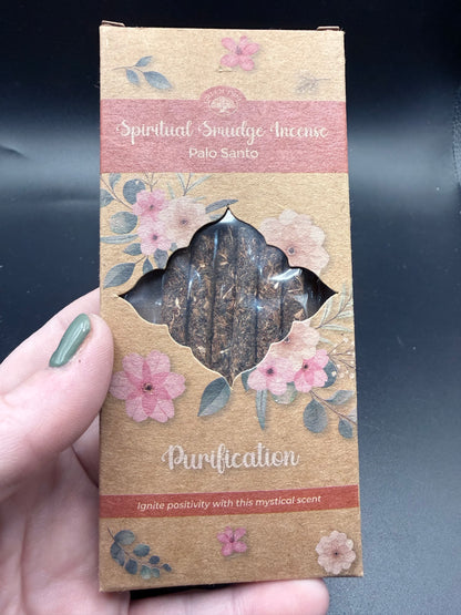 Palo Santo for Purification Smudge Incense 8 Short Sticks