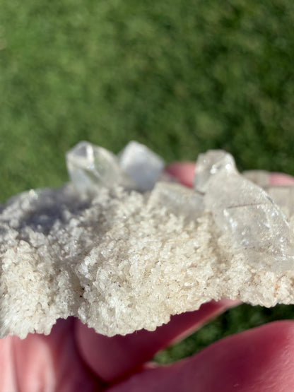 Jalgaon Apophyllite on Chalcedony Cluster | 23g