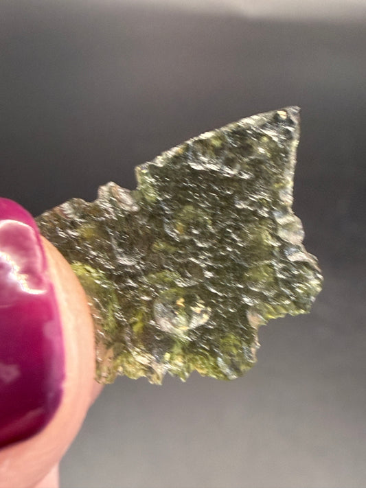 Certified Genuine Moldavite (Czech Republic)  0.93g – includes authenticity card