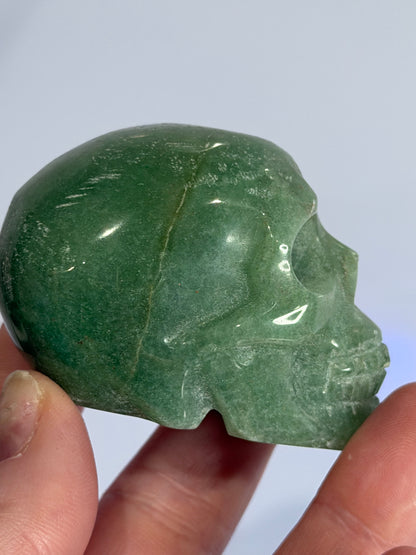Green Aventurine Crystal Skull – 6cm