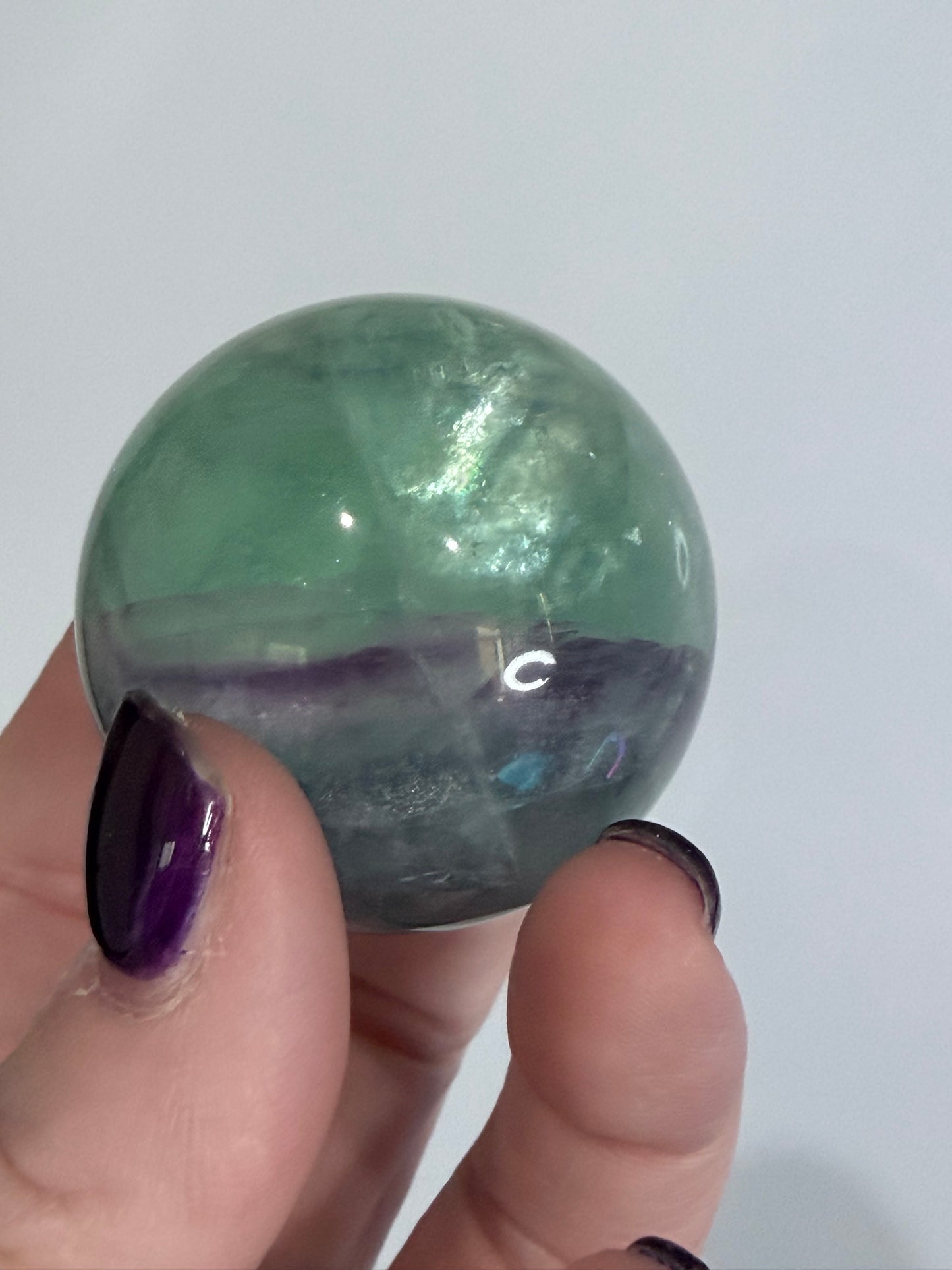 Rainbow Fluorite Sphere – 145g