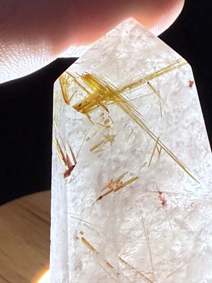 Rutilated Quartz Tower