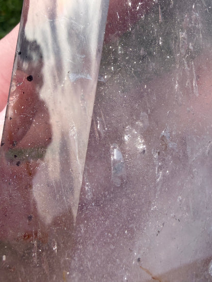 Smokey Clear Quartz Tower with Natural Inclusions – Madagascar | 212g