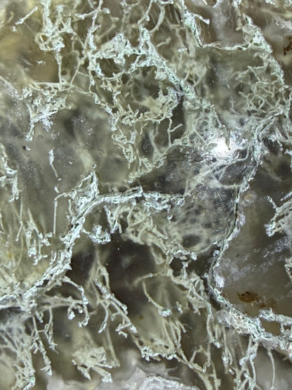 Natural Moss Agate Heart – Landscape Agate Crystal Heart | 5.7 x 5.2 cm | 65g B