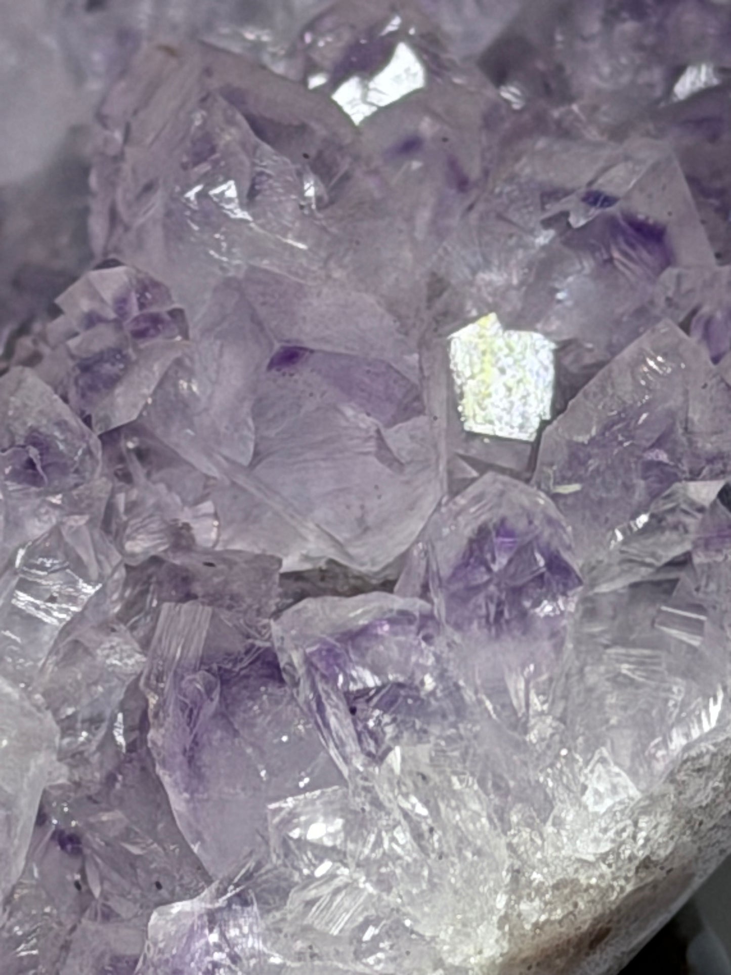 Phantom Amethyst Geode on Stand | Natural Brazilian Display Crystal | 1.5kg