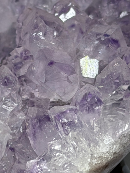 Phantom Amethyst Geode on Stand | Natural Brazilian Display Crystal | 1.5kg