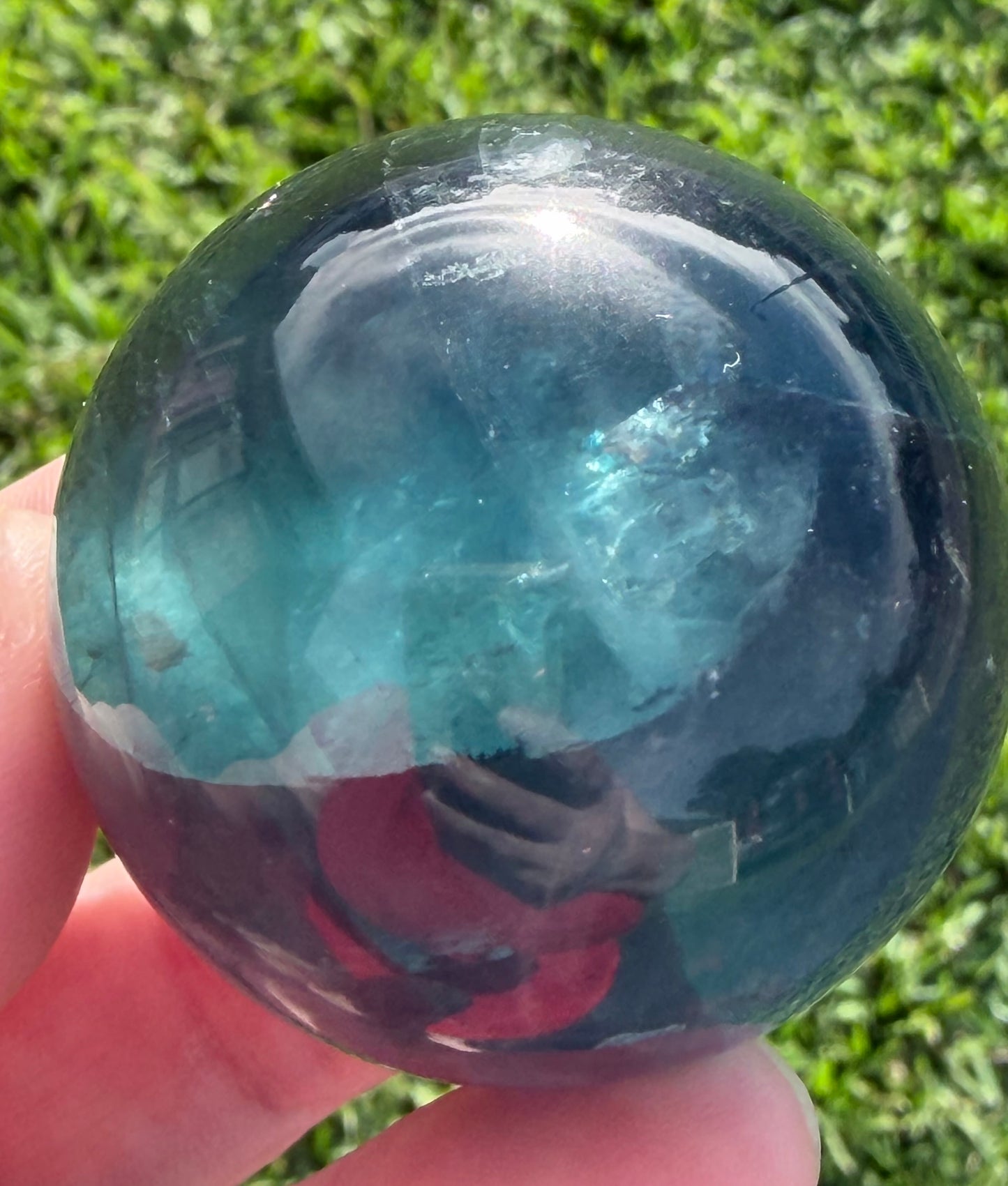 Blue Fluorite Sphere – 4.7cm | 173g