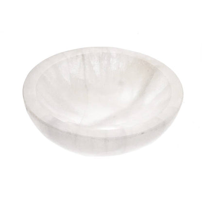 Circular Selenite Bowl. - Purification