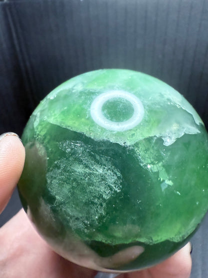 Green Fluorite Sphere