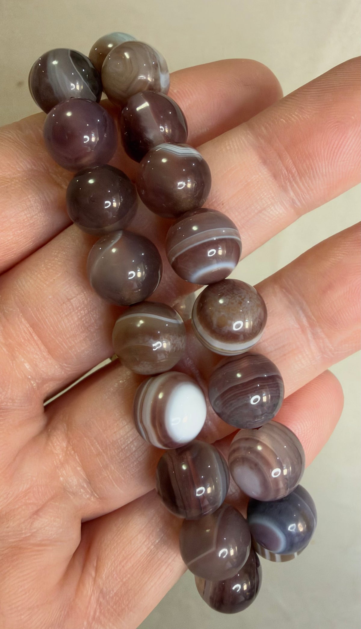 10mm Botswana Agate Bracelet
