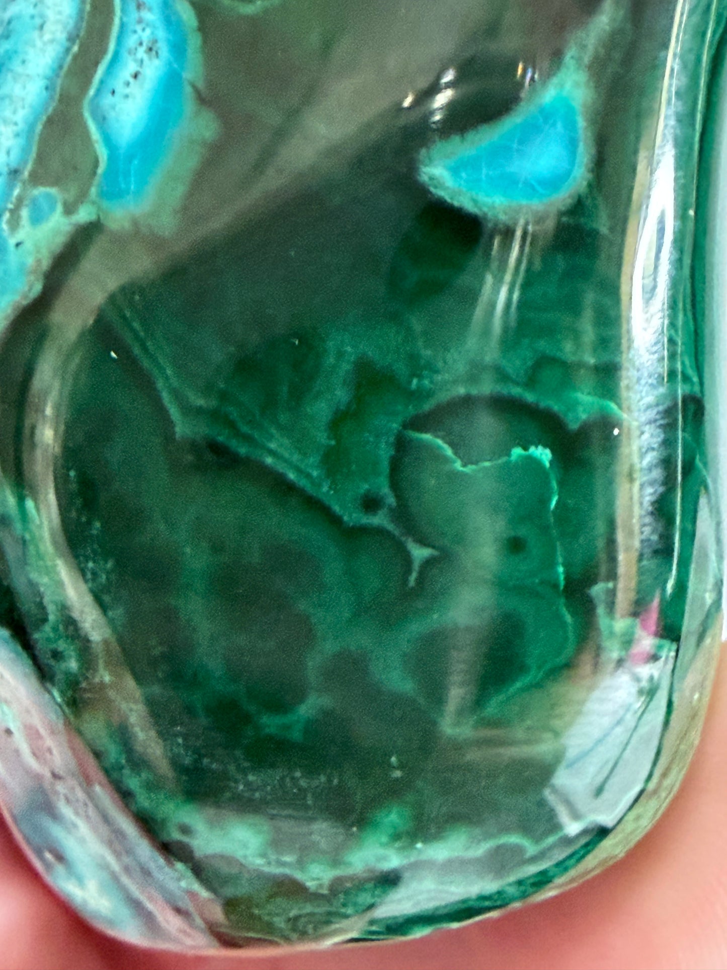 Chrysocolla with Malachite Freeform Premium– Madagascar – 275g -