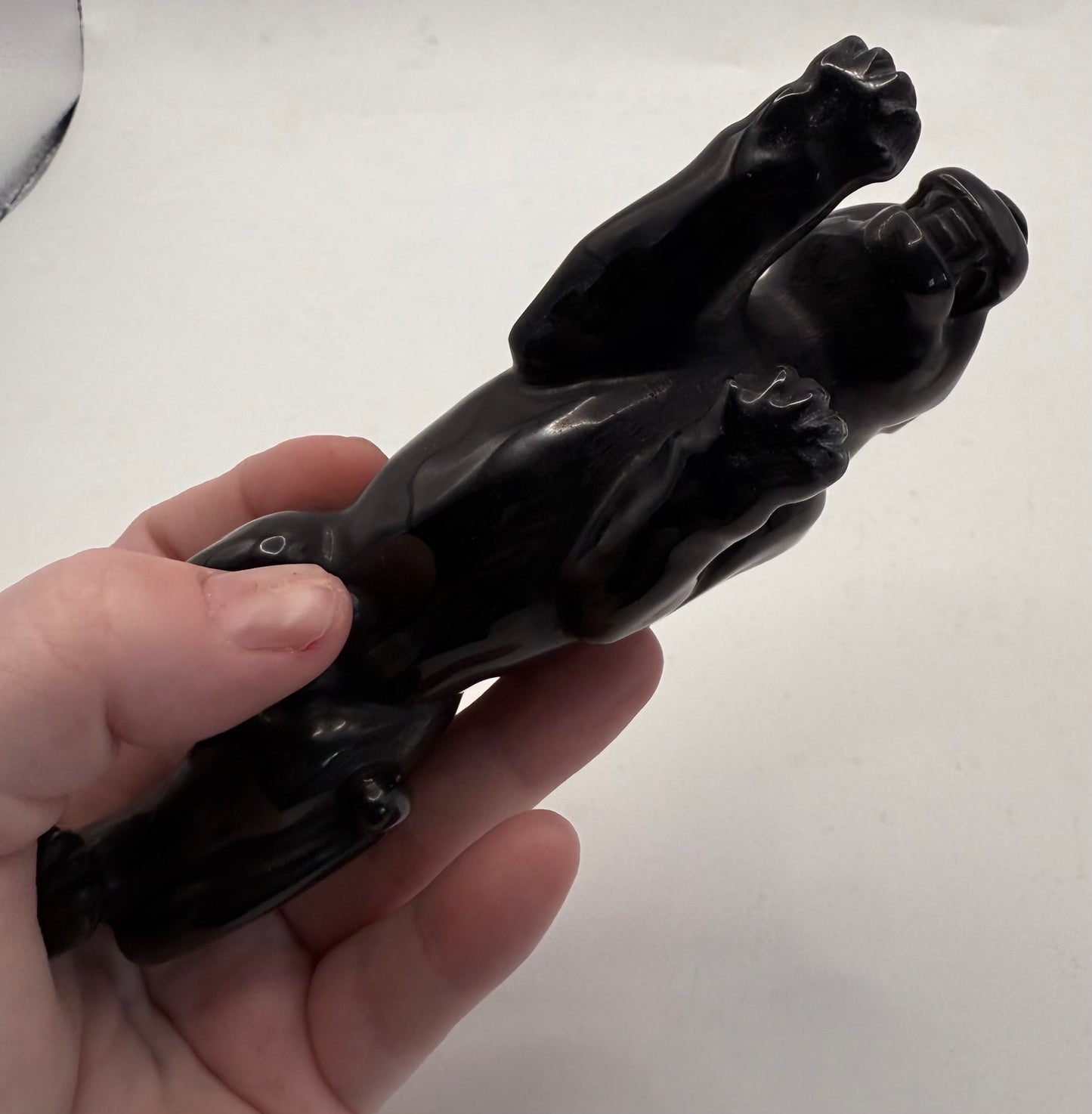 Black Obsidian Panther Carving